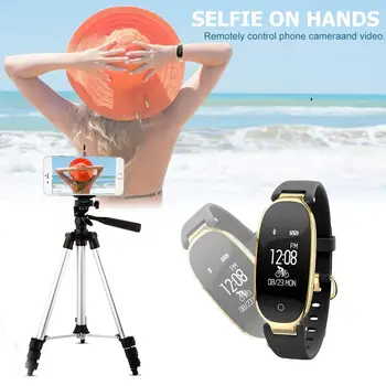 Dāmas Fitnesa Rokassprādze Smart Skatīties Sieviešu Pulsera Activida Fitnesa Tracker Sporta Ūdensizturīgs Bluetooth Smart Joslā iOS Android