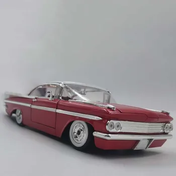 Jada vintage 1959 Chevy Impala 1:24 klasisko metālu sakausējumu, lietie sporta auto simulācijas modeļa rotaļlietu kolekcija dāvanas reklāmas
