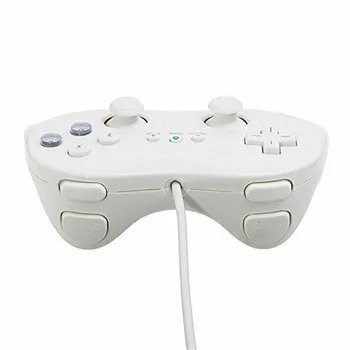 Spēļu vadāmierīces Jaunu Klasisko Vadu Spēļu Kontrolleris Spēļu Tālvadības Pro Gamepad Šoks Joypad Kursorsviru Nintendo Wii Otrās paaudzes
