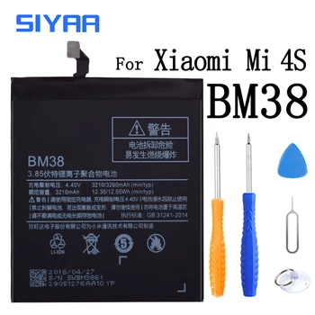 BM33 BM35 BM36 BM37 BM38 Akumulatoru Xiaomi Mi 4.i 4C 4S 5S Plus Oriģinālās Rezerves Mobilo Telefonu Li-ion Bateria + Bezmaksas Rīki