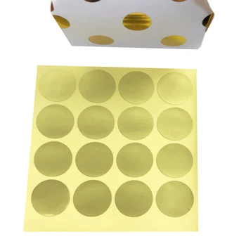1600pcs/daudz Mini Apaļas Zelta Kraft papīra Uzlīmi, uz Handmade Produkti, cepšanai Dāvanu zīmogs uzlīmju