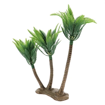 1GB Zaļā Plastmasas Modeli Koku Izkārtojumu Rainforest Vilcienu Palmu Koku, Diorāma Dekorācijas Mājās Āra Dārza Dekori