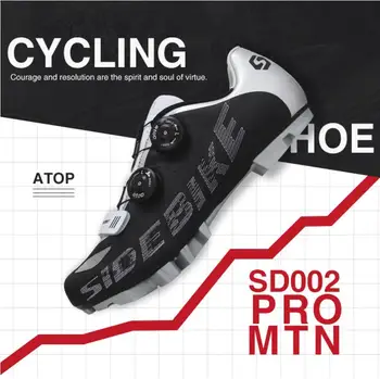 SIDEBIKE sapatilha ciclismo mtb velo kurpes bicicleta kalnu velosipēds vīriešiem čības sieviešu pedāļi uzstādīt pašbloķējoši Sporta apavi