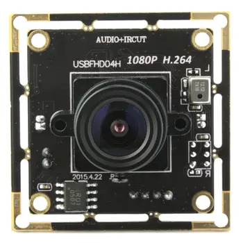 ELP 1080P H264 Aptina AR0330 Krāsu CMOS Kameras Modulis USB CCTV full hd 2.8 mm Platleņķa objektīvs Kameras Modulis usb ar Audio MIKROFONS