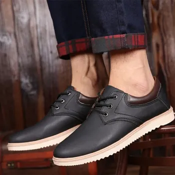 Cresfimix zapatos hombre vīriešu modes 2018 brūna ērtas rudens kurpes vīriešu atdzist mežģīnes up kurpes cilvēka pu ādas kurpes a2729