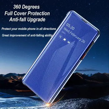 FLOVEME Modernizētas, Smart Mirror Apskatīt Flip Case For Samsung Galaxy A50 A70 A51 A71 S20 Gadījumā Vāciņš Samsung Galaxy S20 Plus Ultra