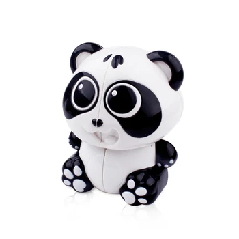 YuXin Panda / Tiger / Peles / Pingvīns 2x2 Magic Cube ZhiSheng Dzīvnieku puzzle mini Tiger 2x2 Keychain, Uzlīmes, bērnu rotaļlietas bērniem