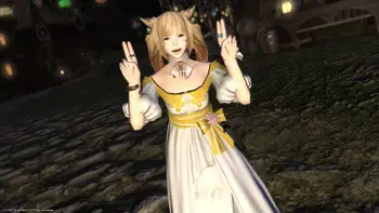 Final Fantasy XIV FF14 Pavasara Kleita Miqo'te Cosplay Kostīms Apģērbs 4 krāsu var izvēlēties