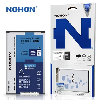 Sākotnējā NOHON EB-BG900BBC Akumulators Samsung Galaxy S5 I9600 G900F G900H G900I G900P G900K Mobilo Telefonu Rezerves Batterie