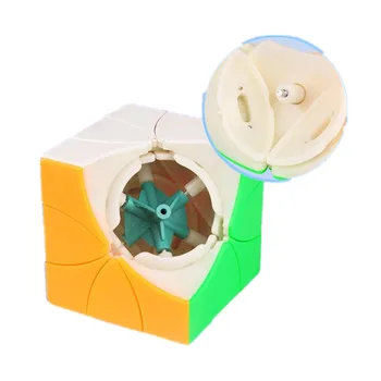 Yuxin Astoņas Ziedlapiņas Cube 3x3 Magnētisko Dīvaini Formas Astoņas Lapu Ziedi Magic Cube