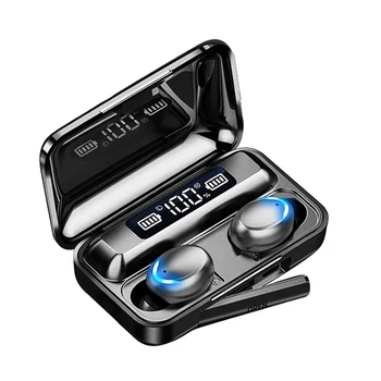 TWS Earbuds Bezvadu Stereo Bluetooth 5.0 Sporta Austiņas ar Mic Mini Sporta Austiņas ar Uzlādes Kaste