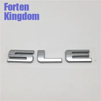 Forten Karaliste 1 Gabals Vārdu SLE ABS Chrome Automašīnas Aizmugurējā Bagāžnieka Emblēmu Nosaukumu plāksnes Žetons 3D Burtu Uzlīmes