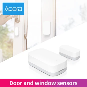 Aqara Durvju Logu Sensors Zigbee Bezvadu Savienojumu Smart Mājas Komplekts ar Tālvadības pulti Darba Mijia Mi Mājās APP Aqara Hub IOS